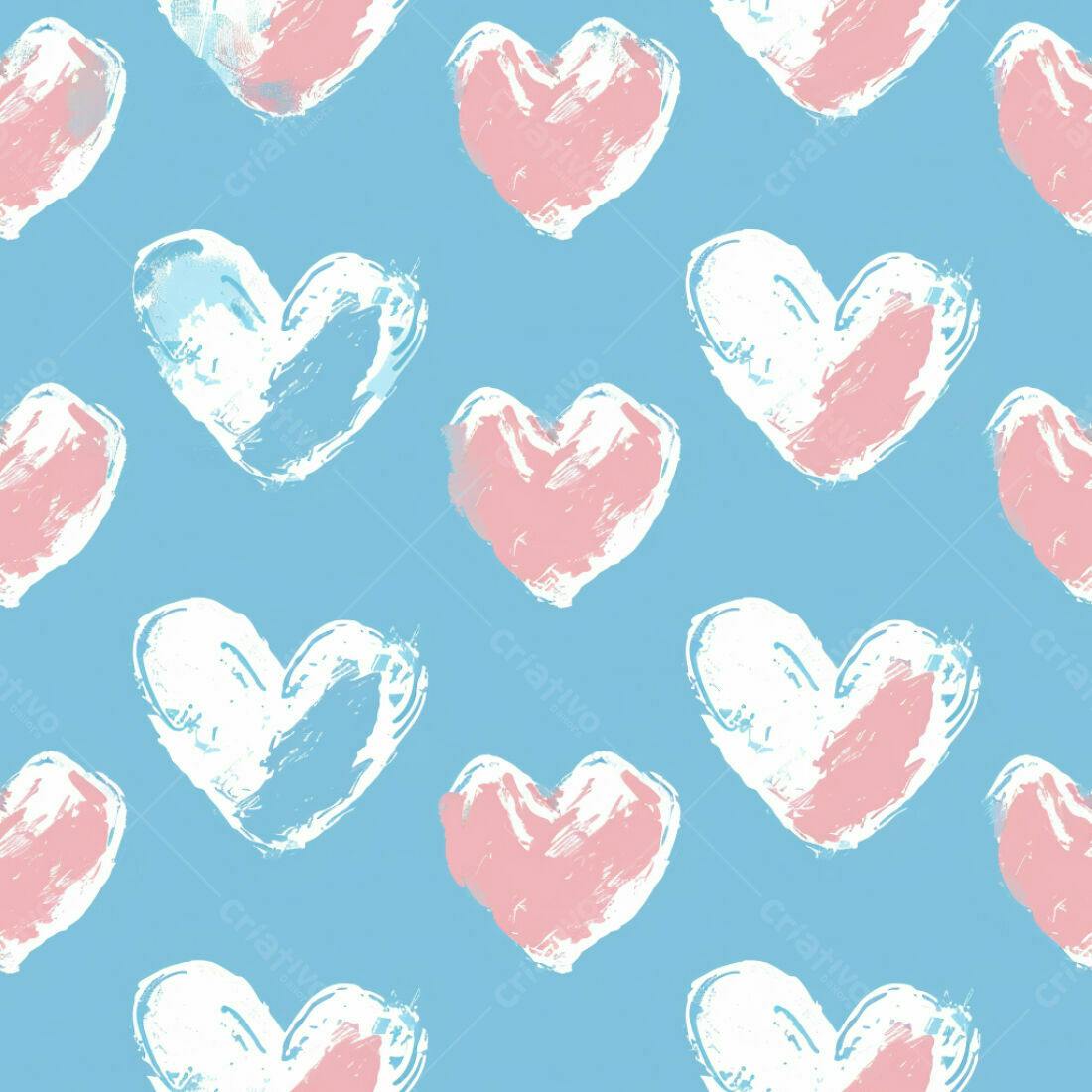 Textura corações rosa e branco para papel de parede