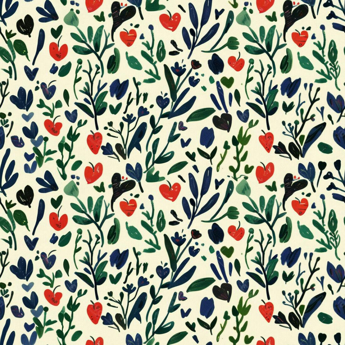 Textura floral romântica para papel de parede