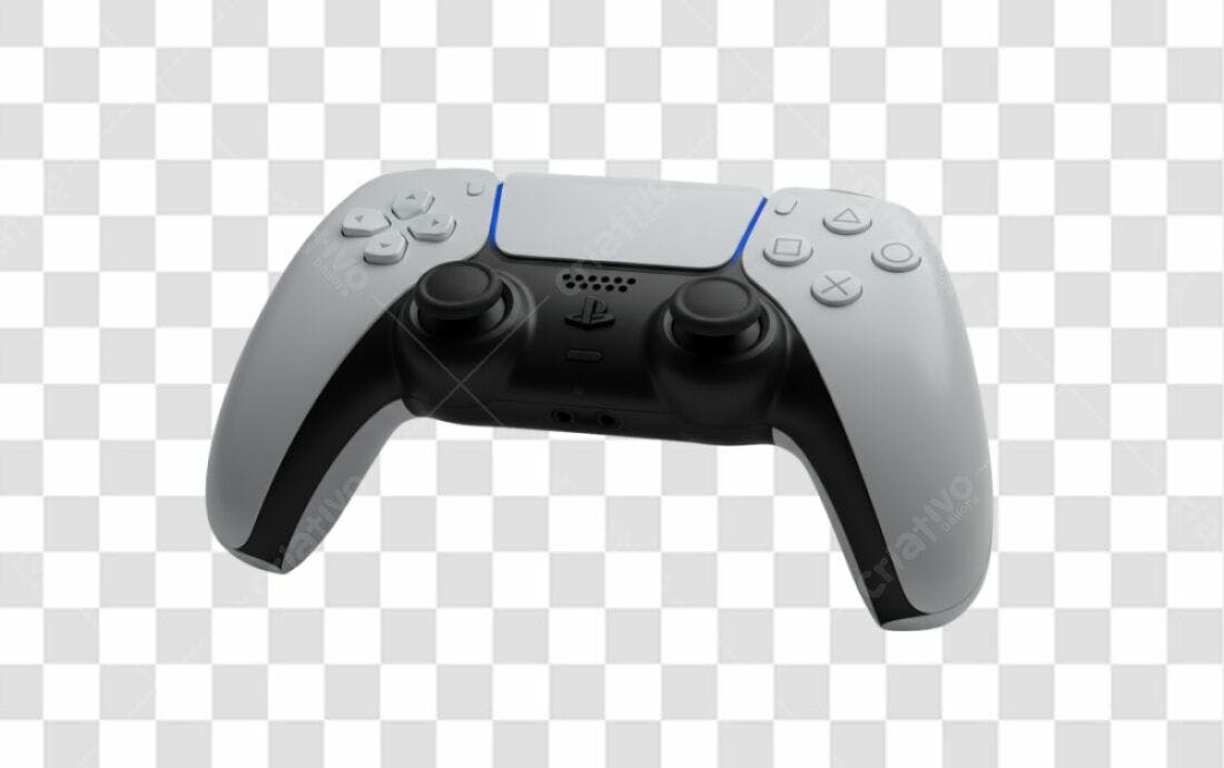 Mockup Controle PS5 PNG com fundo transparente