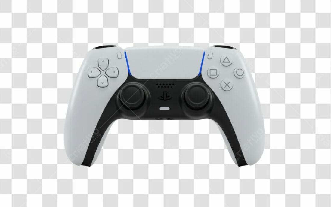 Mockup Controle PS5 PNG com fundo transparente