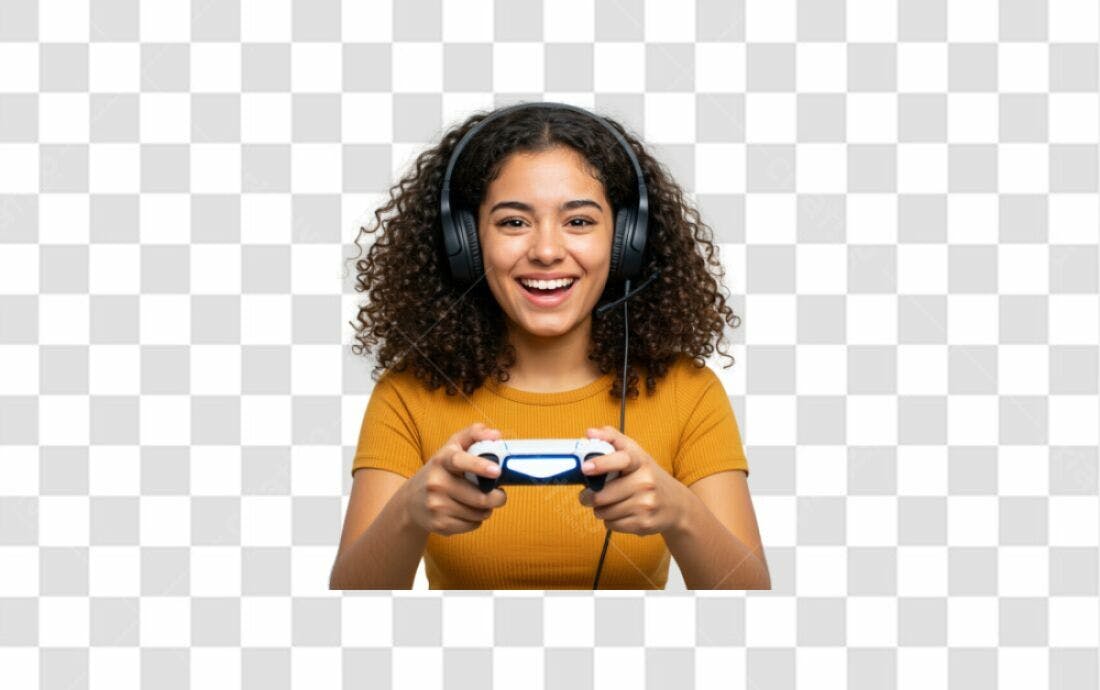 Imagem Gamer PNG com fundo transparente