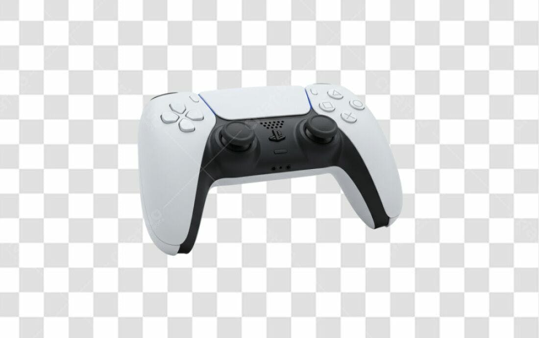 Mockup Controle PS5 PNG com fundo transparente