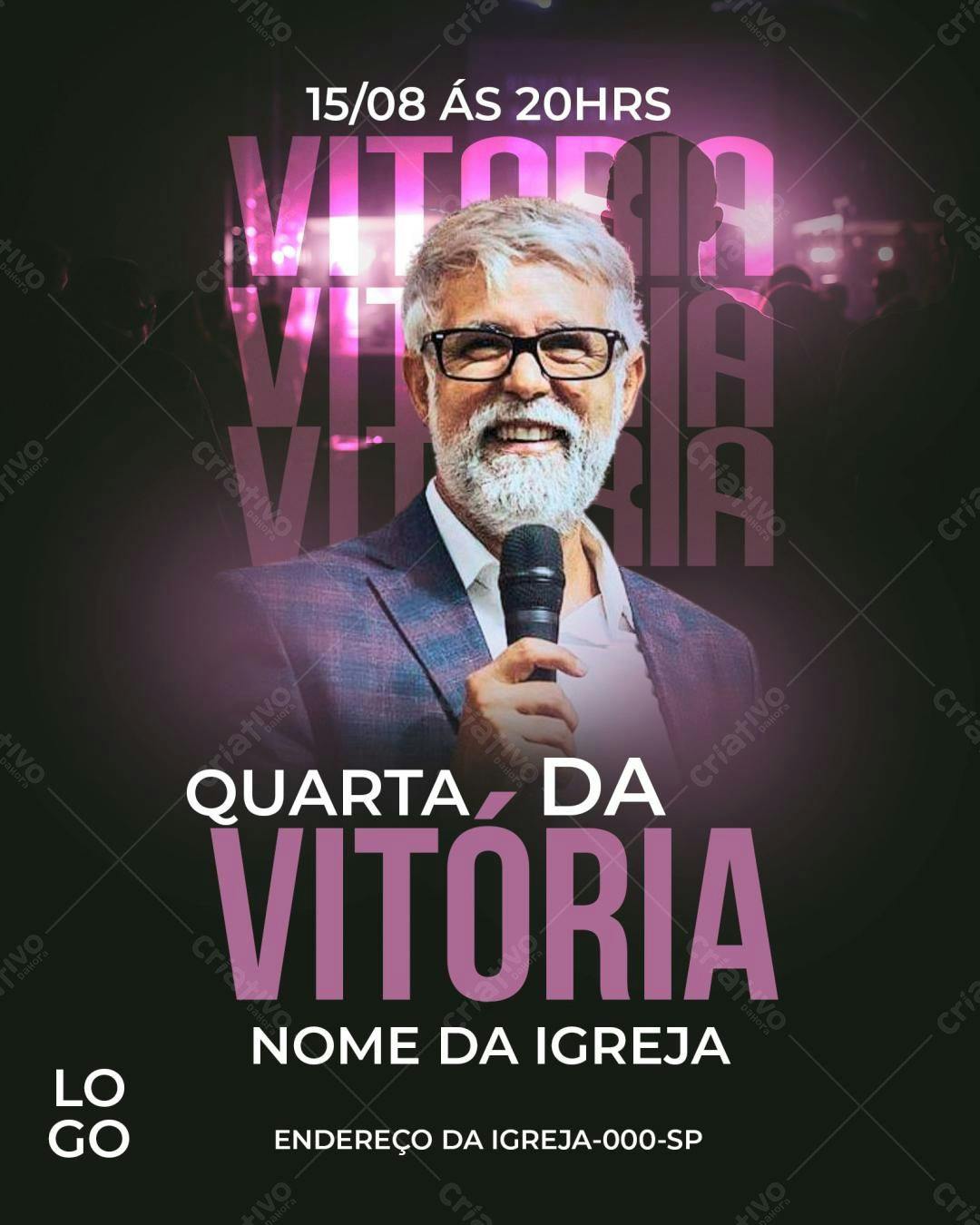 Flyer para Evento Igreja PSD Editável