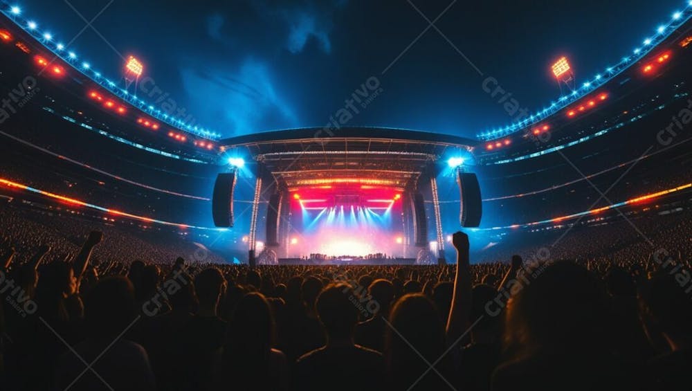 Grandioso Show Em Um Estádio Lotado