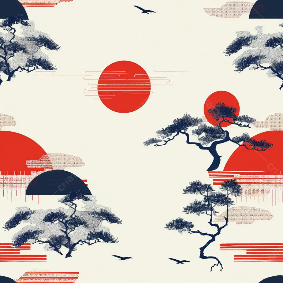 Textura Japonesa para Fundo Moderno