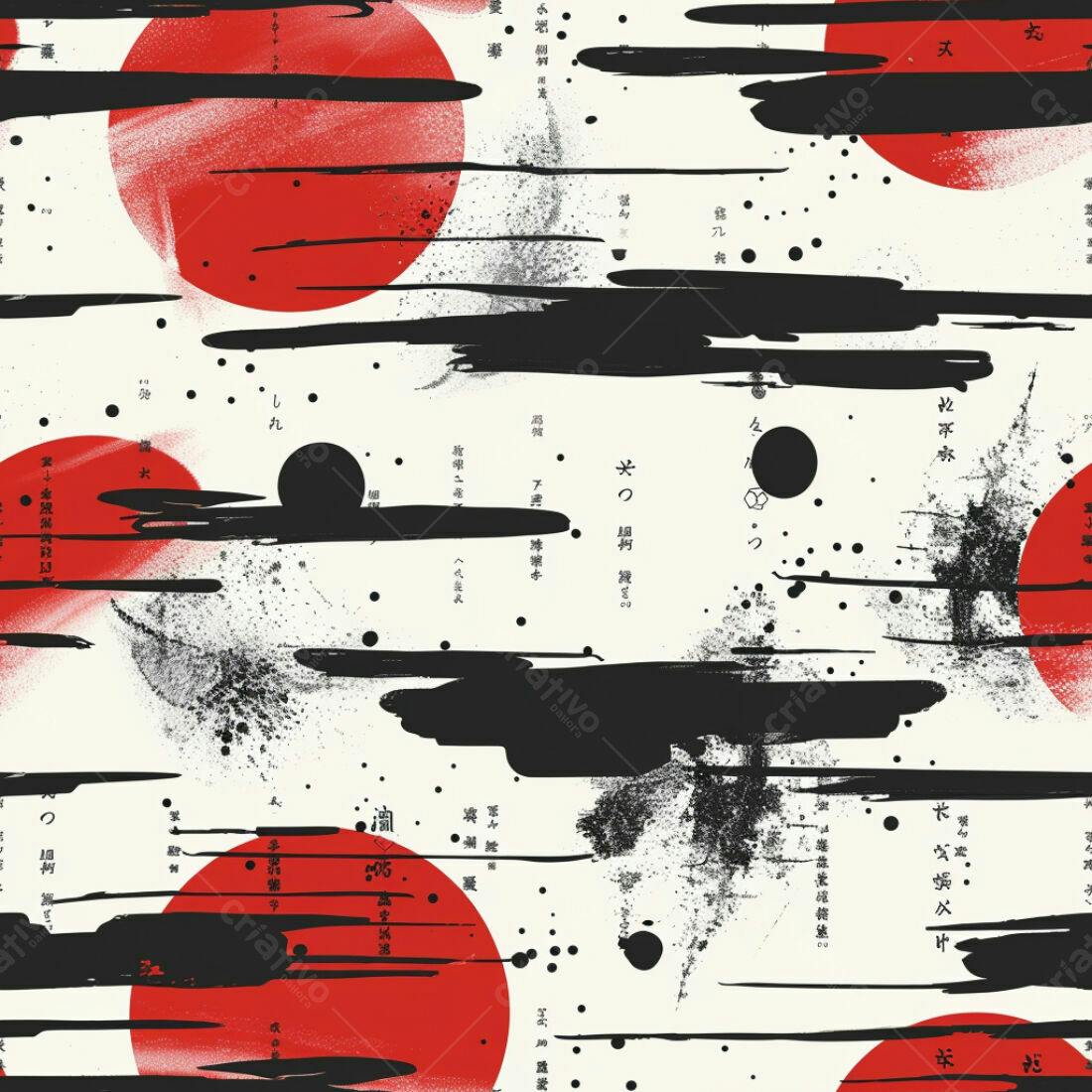 Textura Abstrata Vermelha e Preta para Fundo