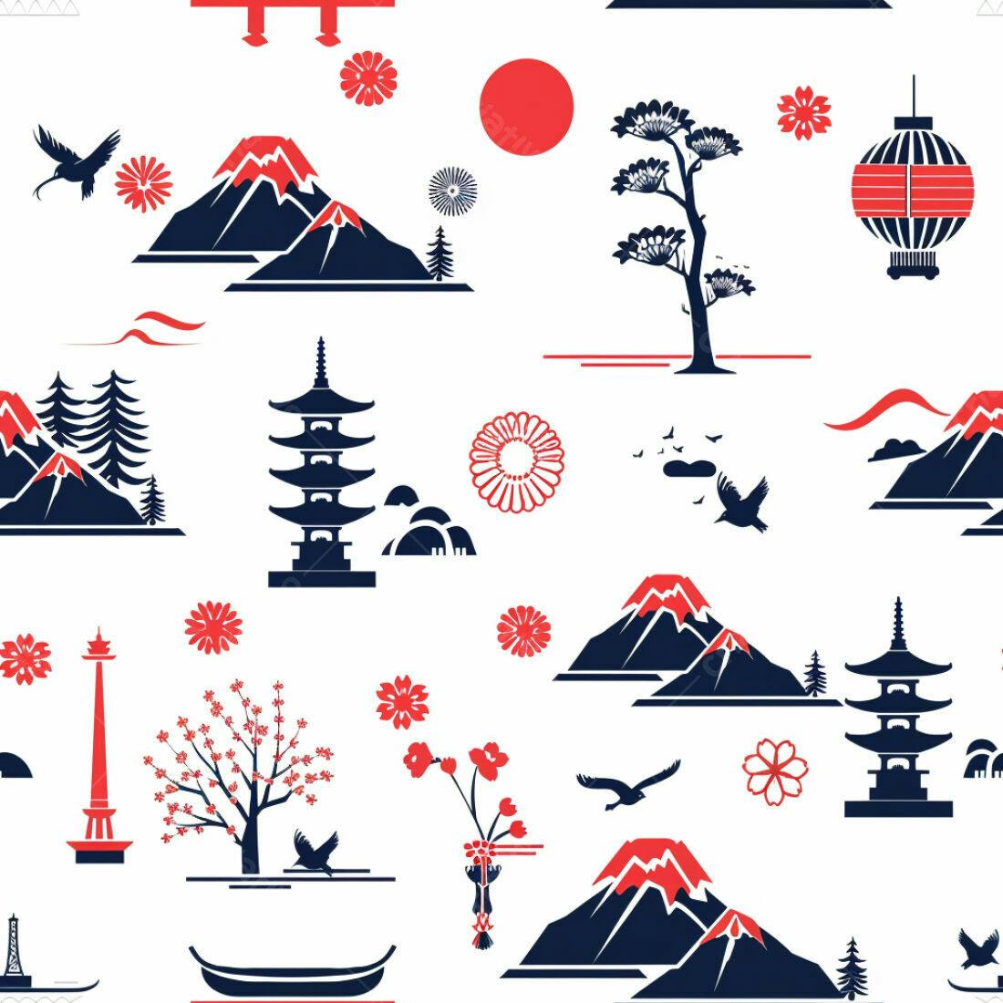 Textura Japonesa para Fundo