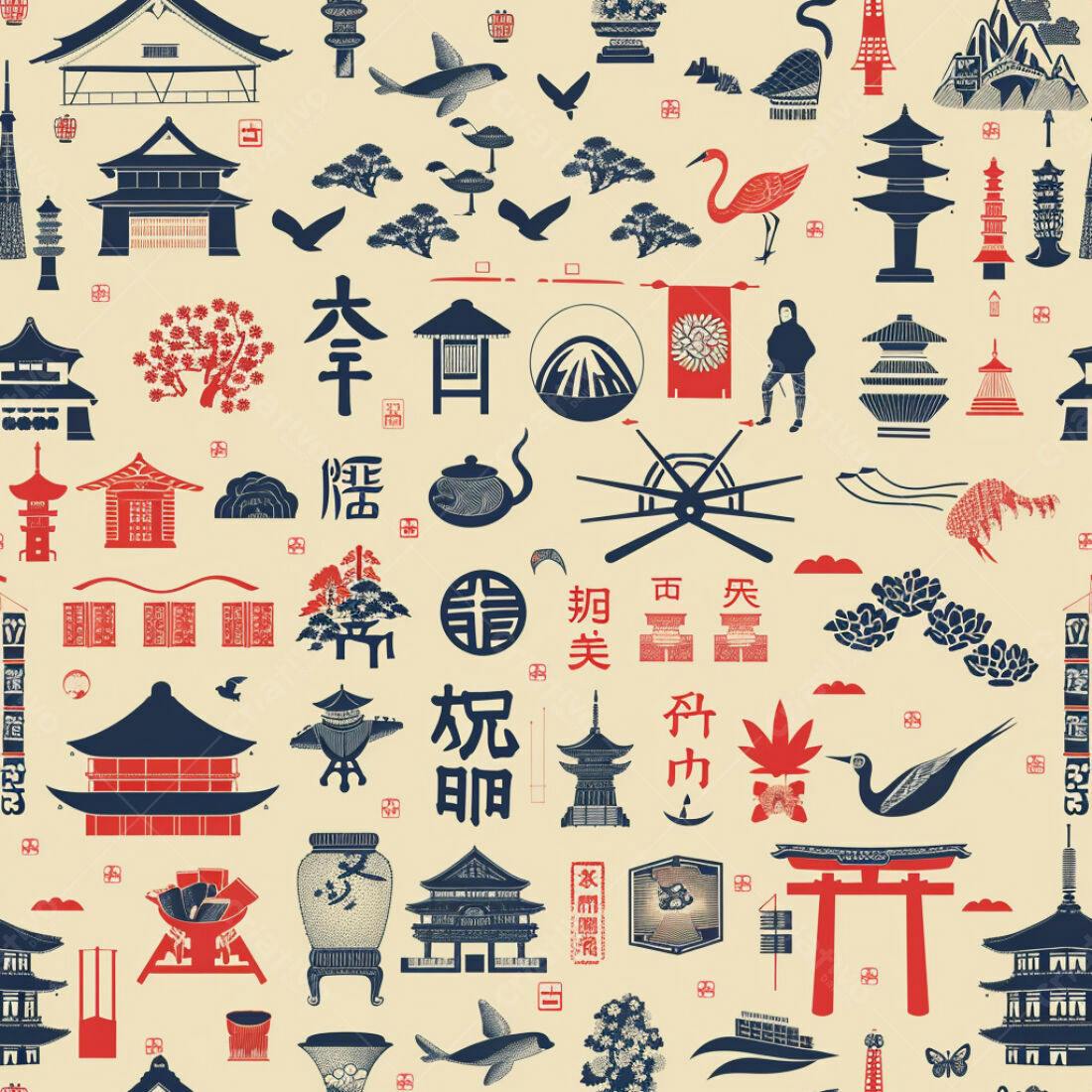 Textura Japonesa para Papel de Parede
