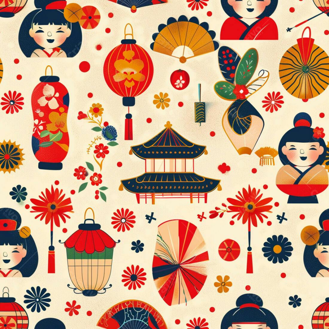 Textura Japonesa para Fundo e Papel de Parede