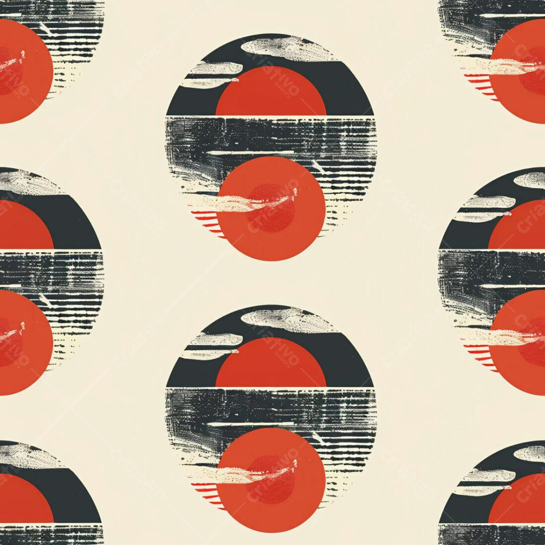 Textura Abstrata Vermelha e Preta para Fundo