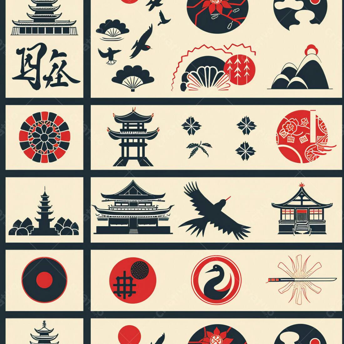 Textura Japonesa para Fundo