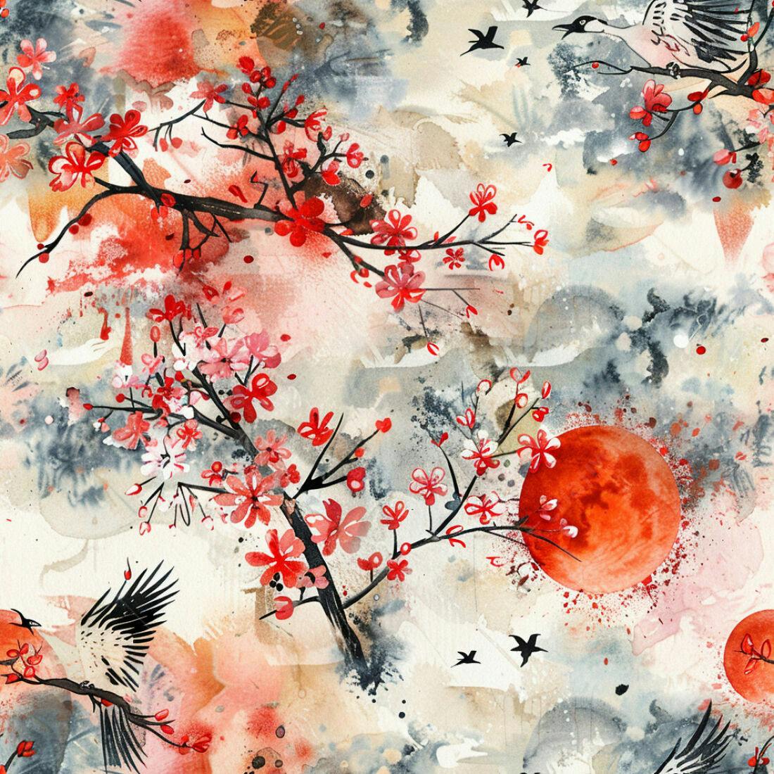 Textura aquarela floral para papel de parede