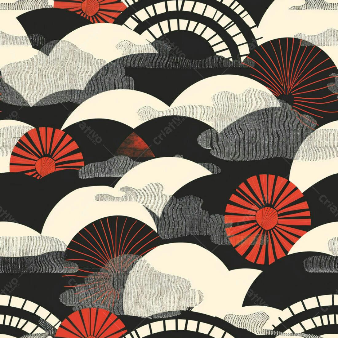 Textura Abstrata Japonesa para Fundo