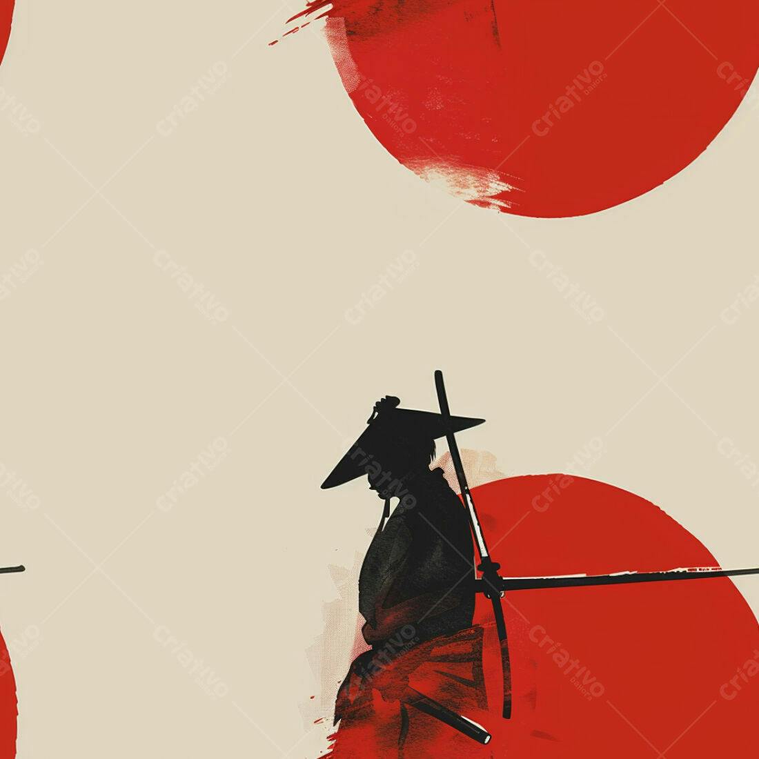 Textura Samurai para Fundo Japonês