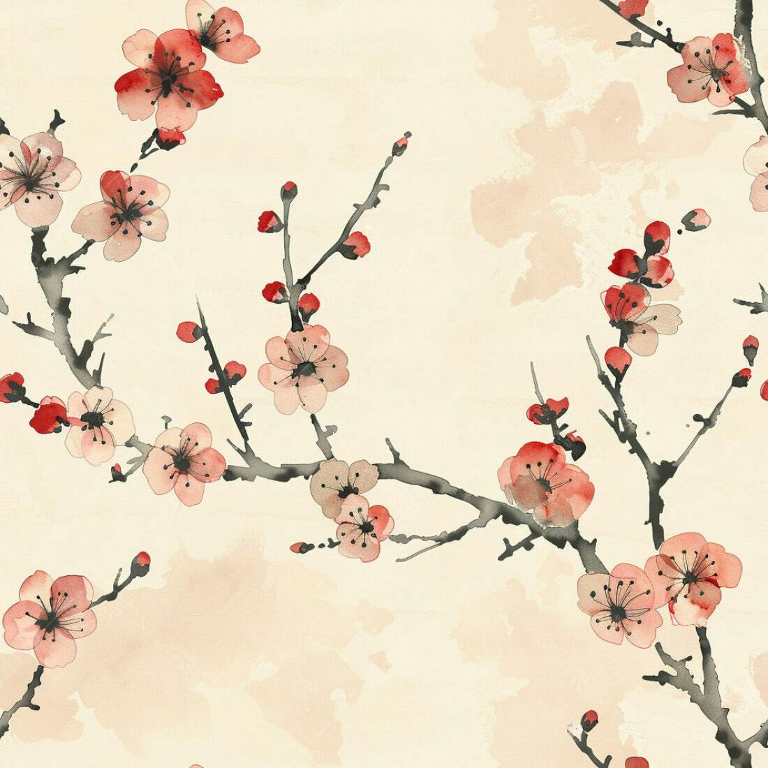 Textura Flores Cerejeira para Fundo