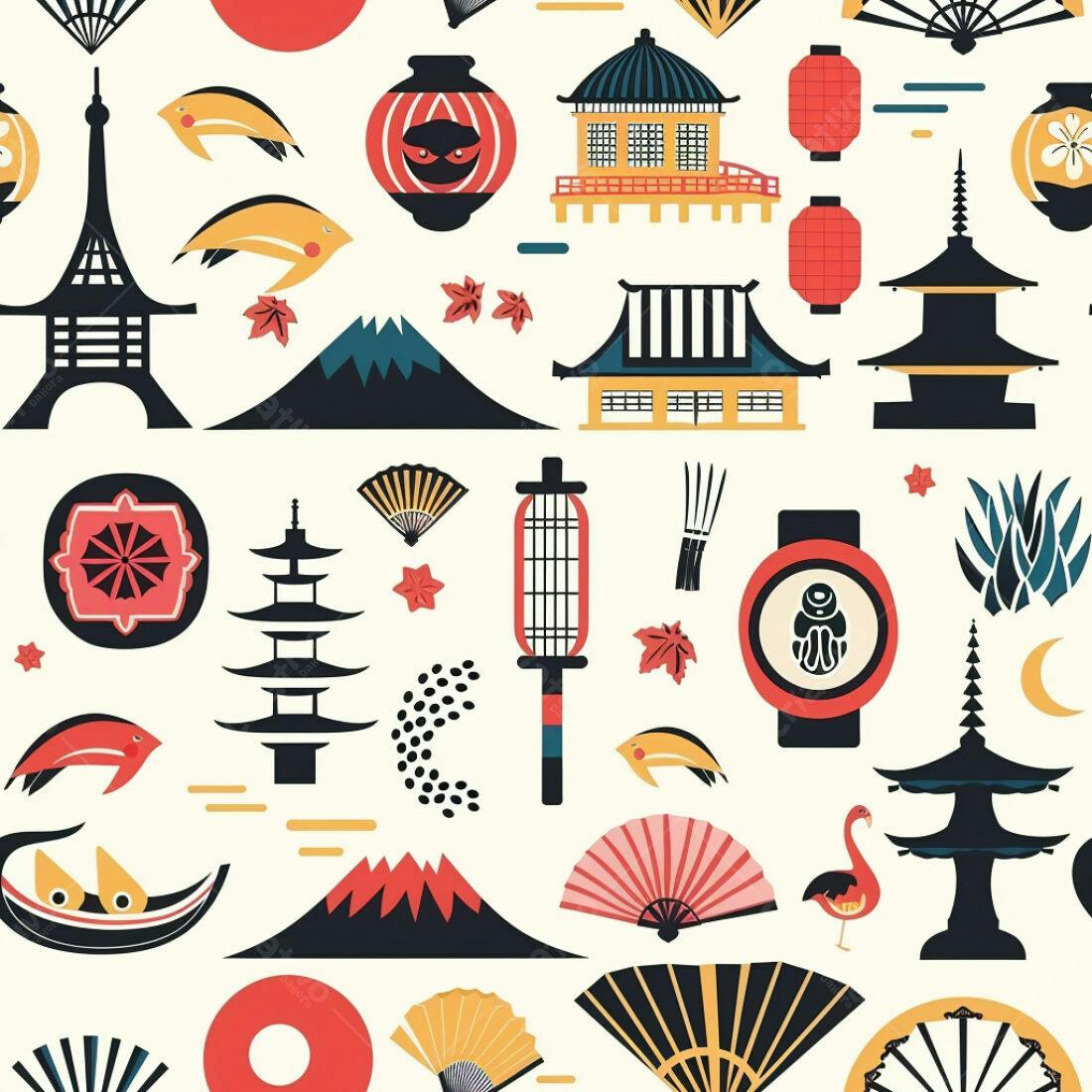 Textura Japonesa para Fundo e Papel de Parede
