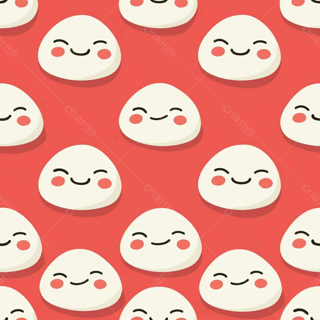 Textura Mochi Kawaii para Fundo