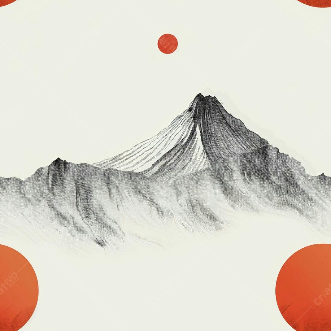 Textura Montanha Oriental para Fundo