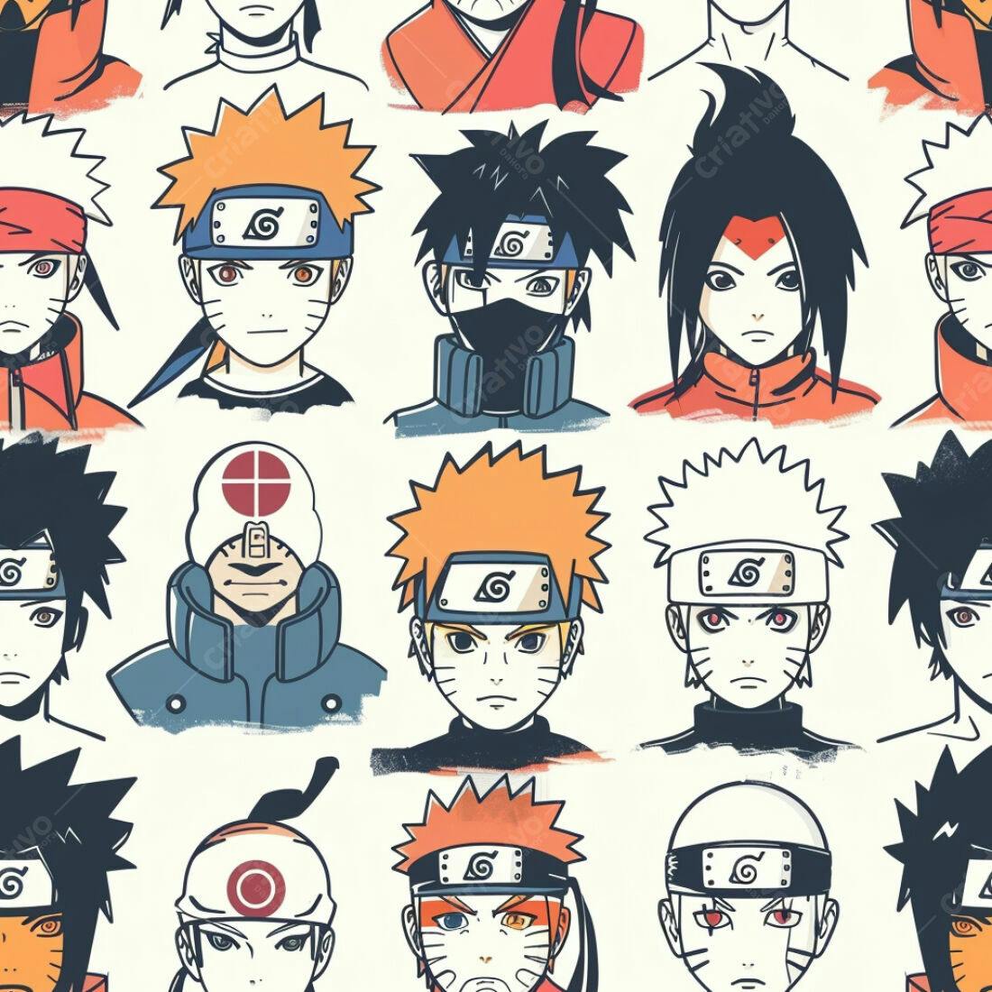 Textura Anime Naruto para Fundo