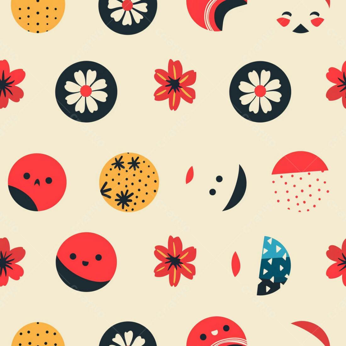 Textura Padrão Floral para Fundo