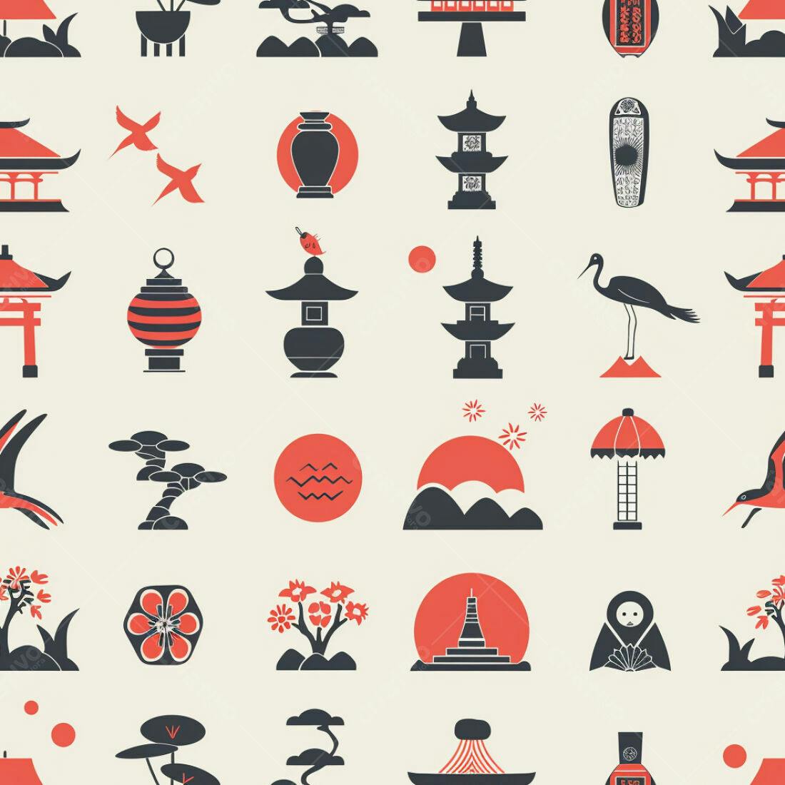 Textura Japonesa para Fundo