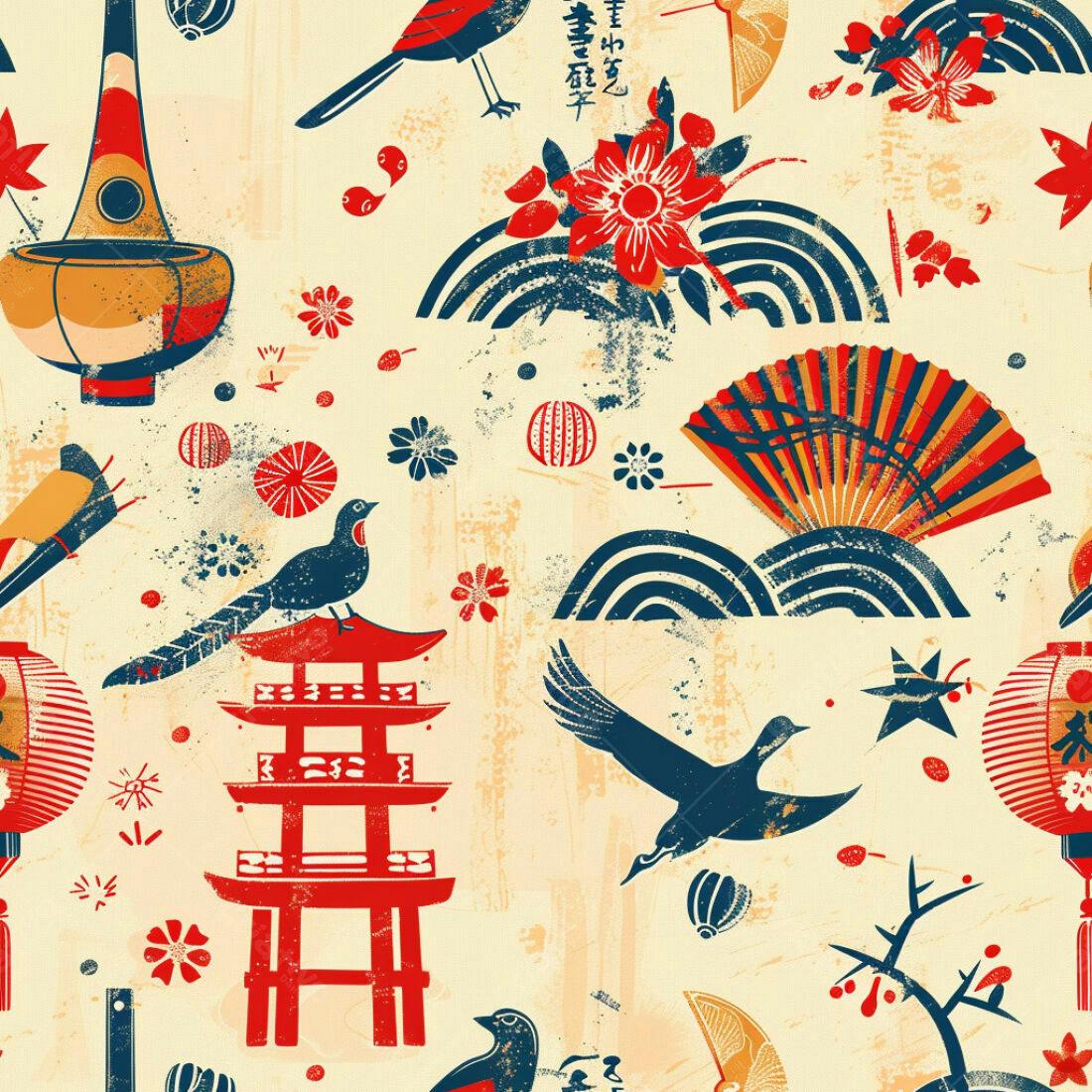 Textura Japonesa para Fundo de Sites