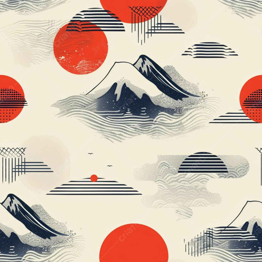 Textura paisagem japonesa para fundo