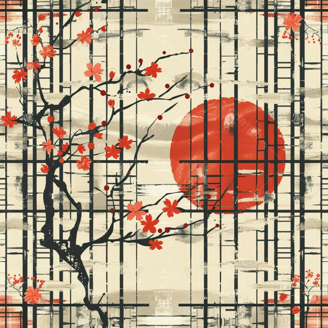 Textura Japonesa para Papel de Parede