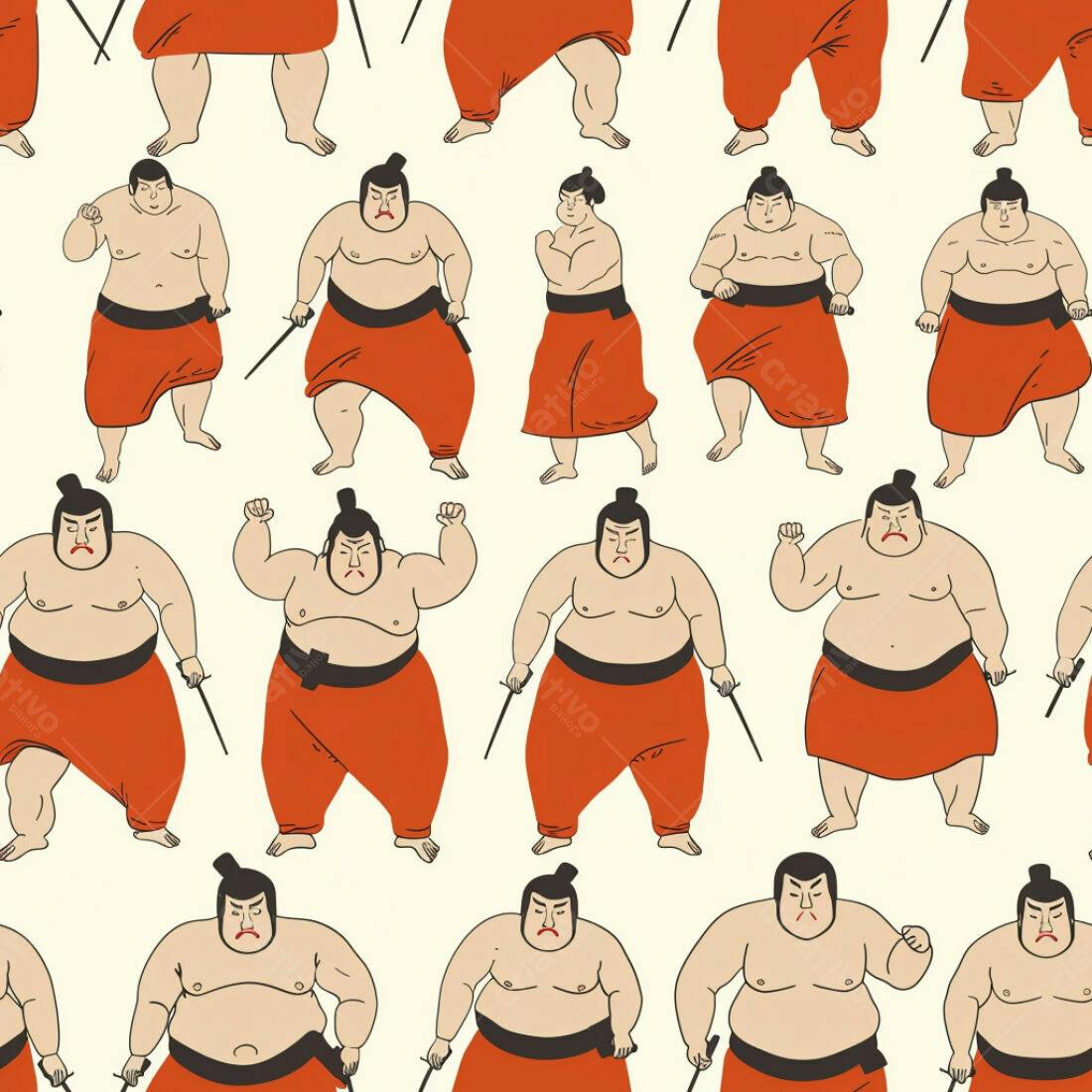 Textura Sumo Japonês para Fundo