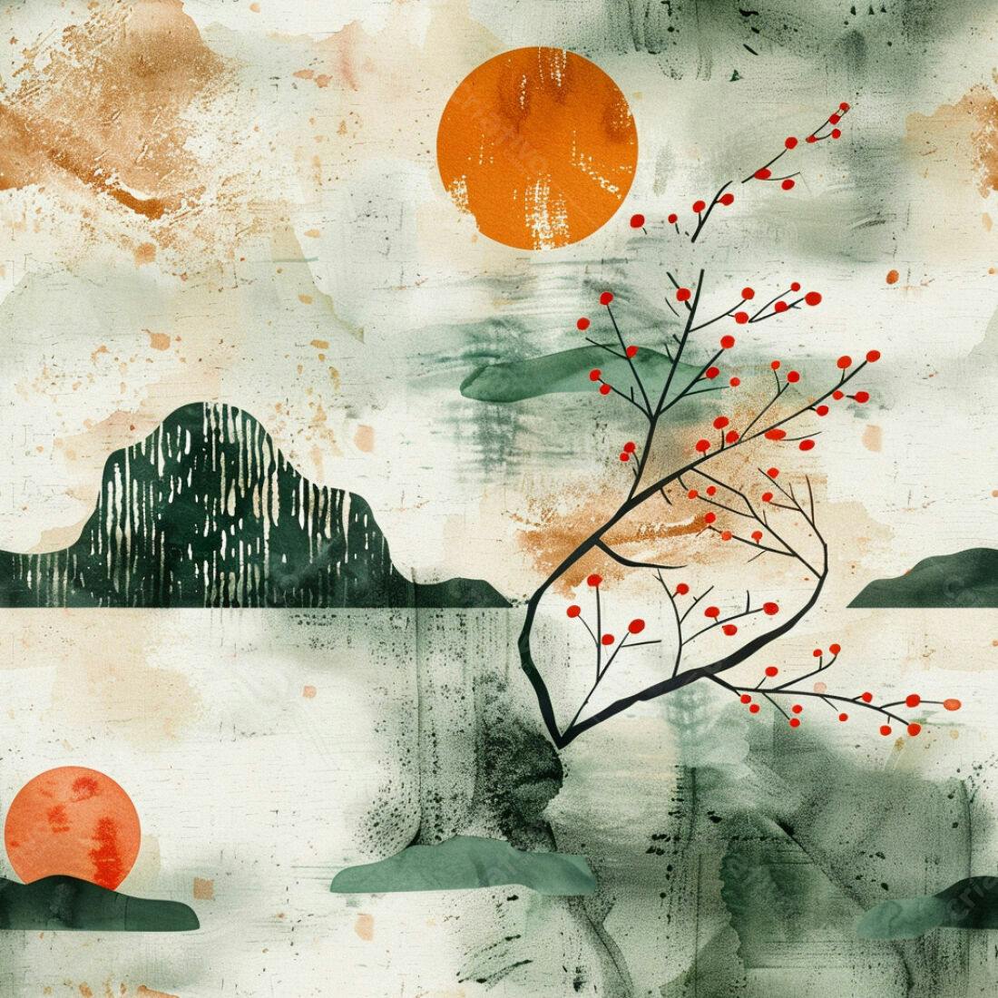 Textura paisagem abstrata para fundo