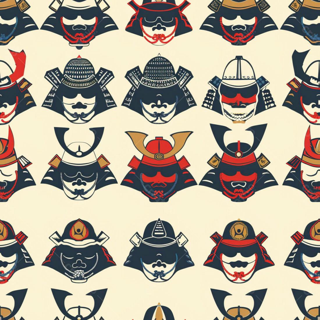 Textura Samurai para Papel de Parede