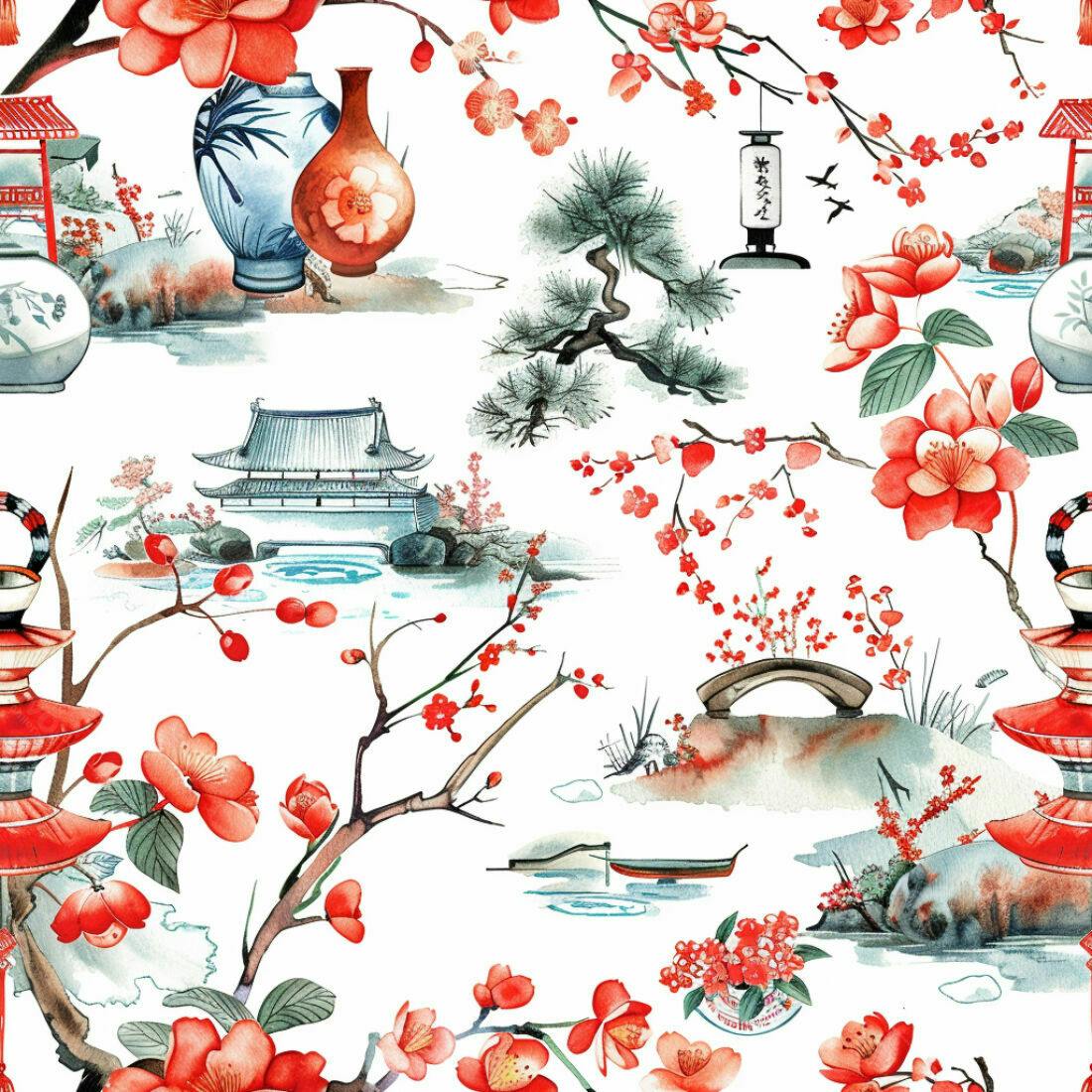 Textura Japonesa para Papel de Parede