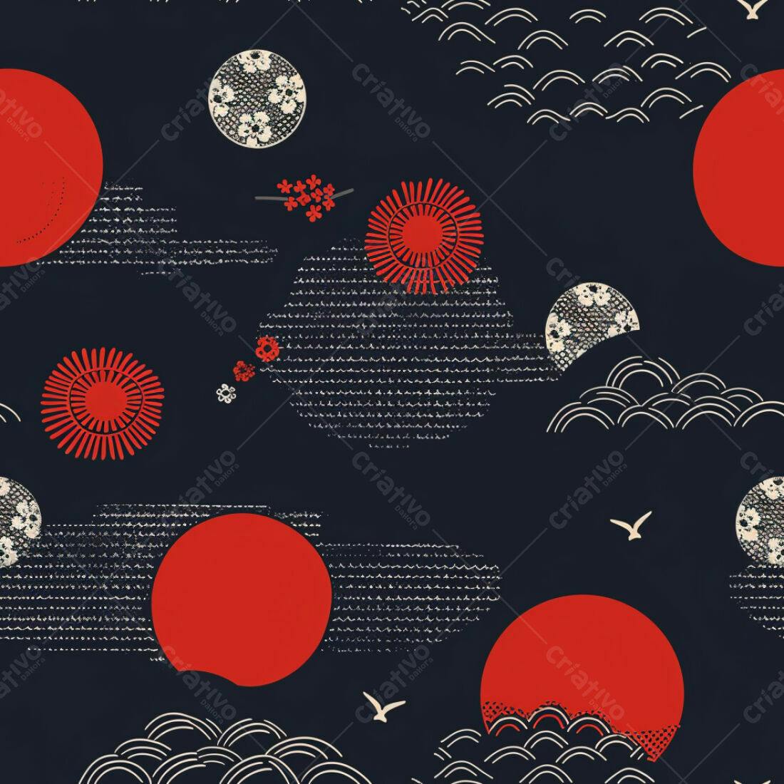Textura Japonesa Tradicional para Fundo