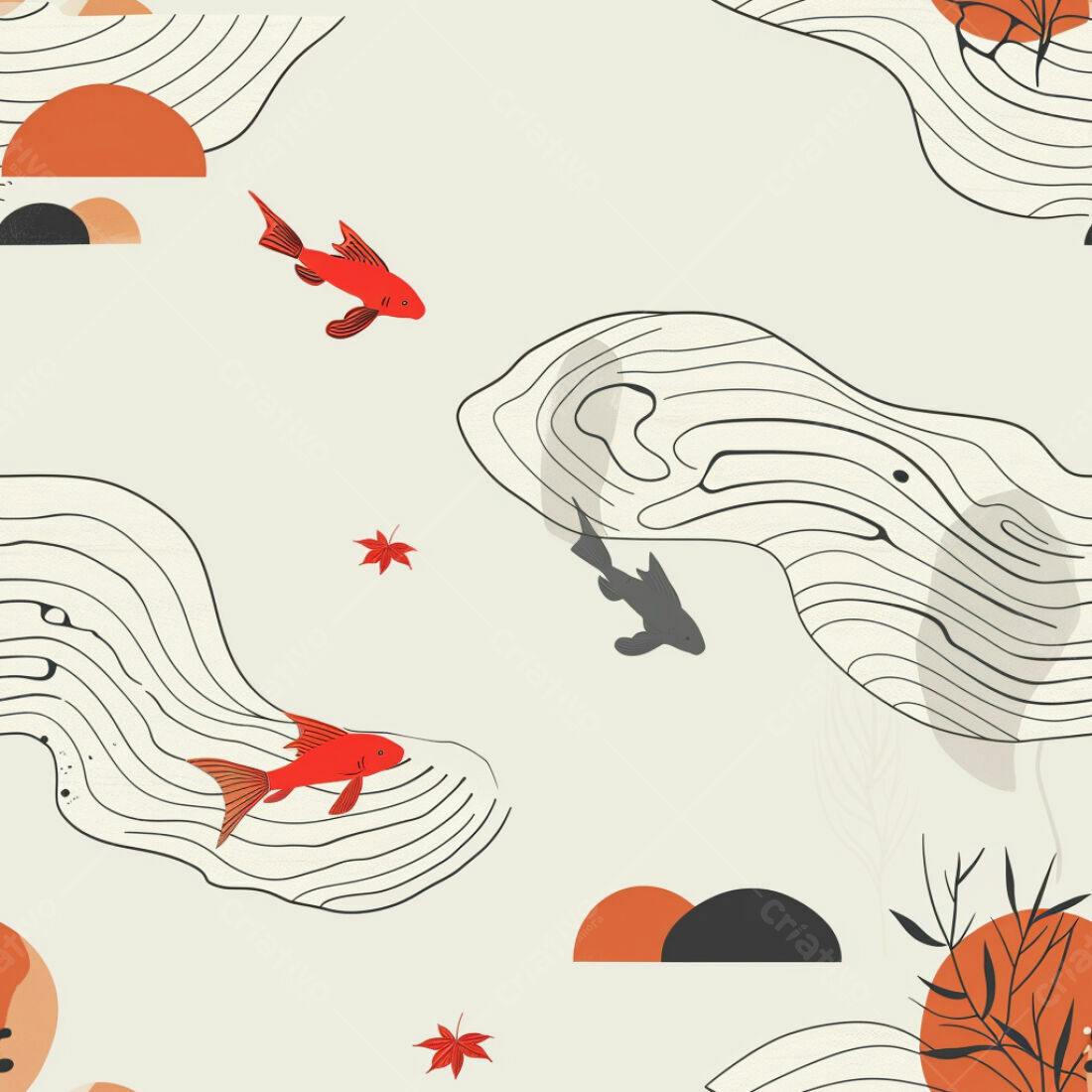 Textura Japonesa para Fundo Moderno