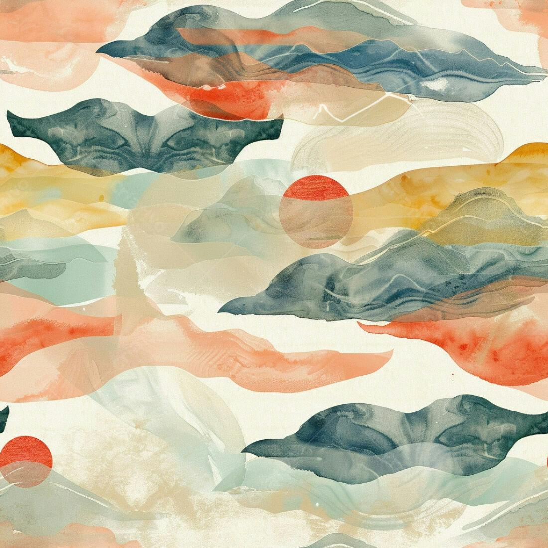 Textura Abstrata Montanhas para Fundo