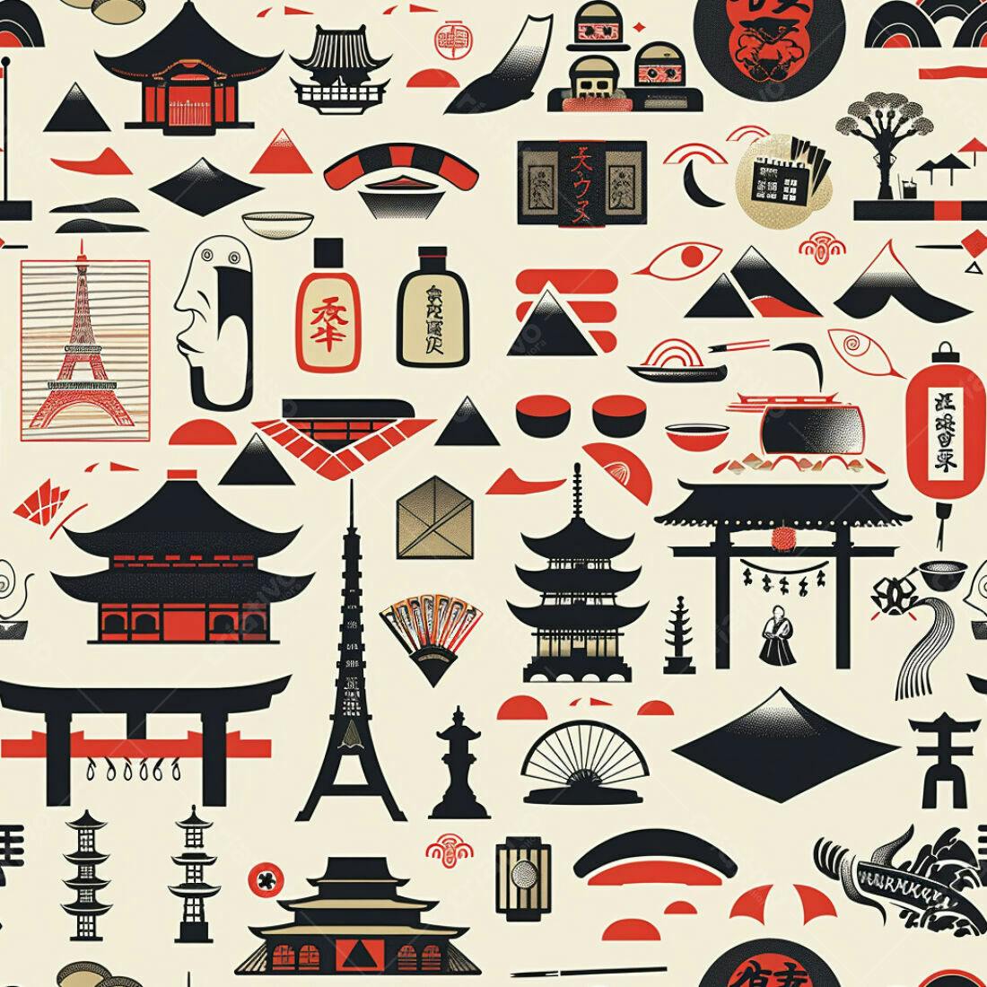 Textura Japonesa para Fundo e Papel de Parede