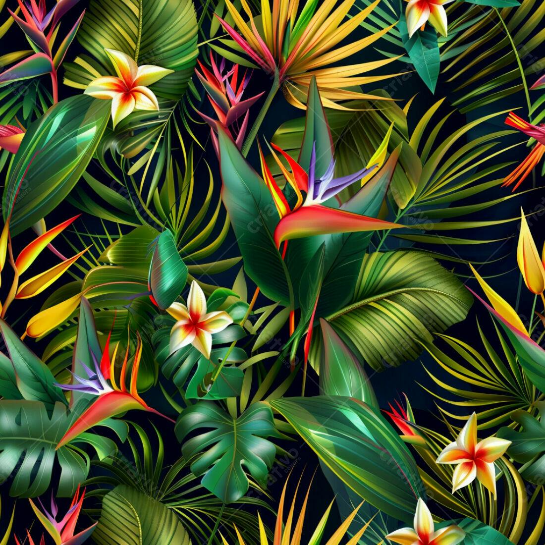 Textura Tropical para Fundo de Site
