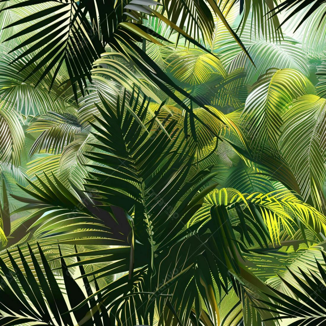 Textura Folhas Tropicais para Fundo