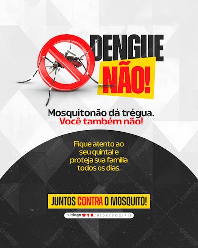 Social Media Campanha Dengue Não