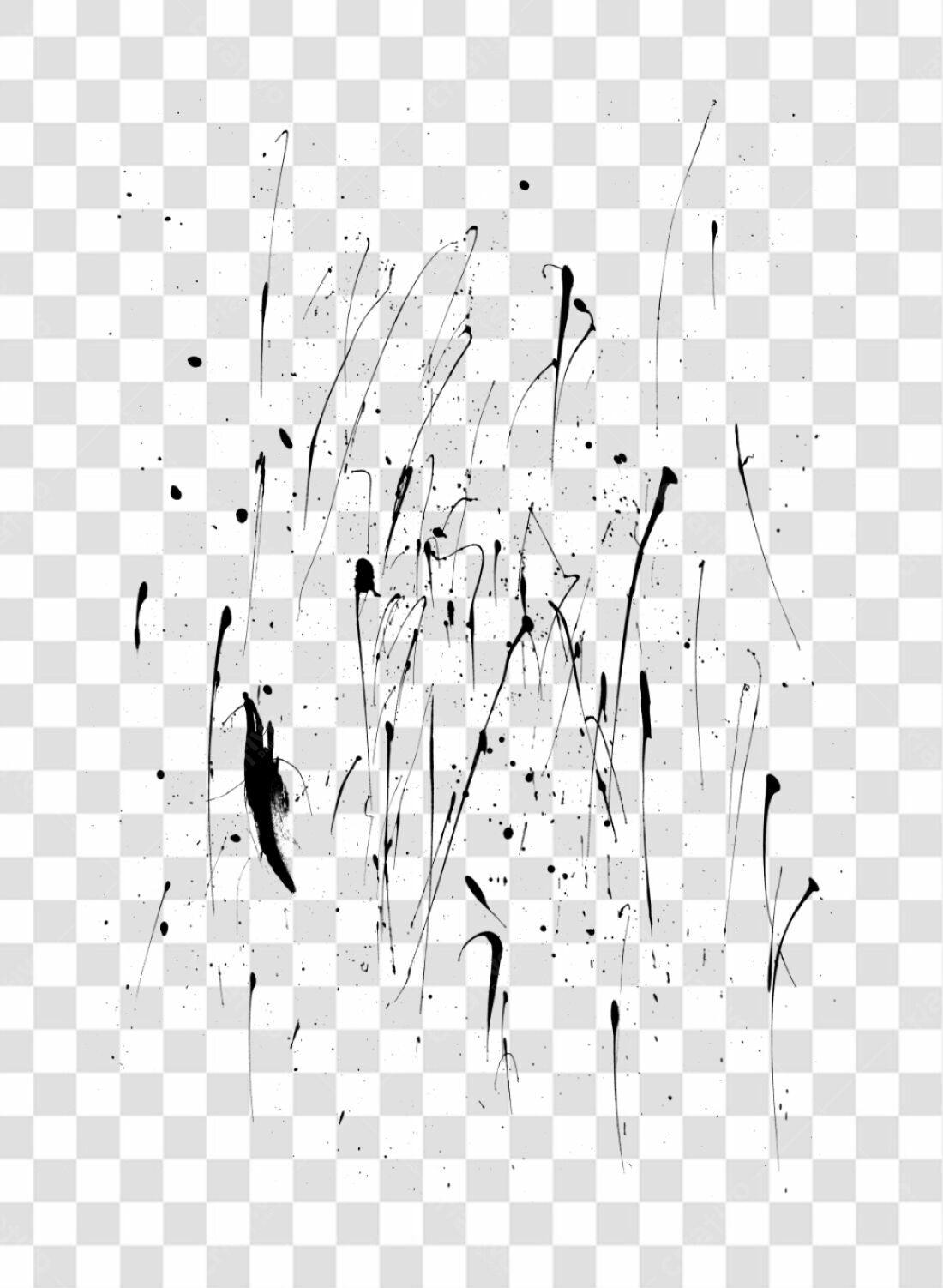 PNG Textura Abstrata Grunge Preto e Branco com fundo transparente