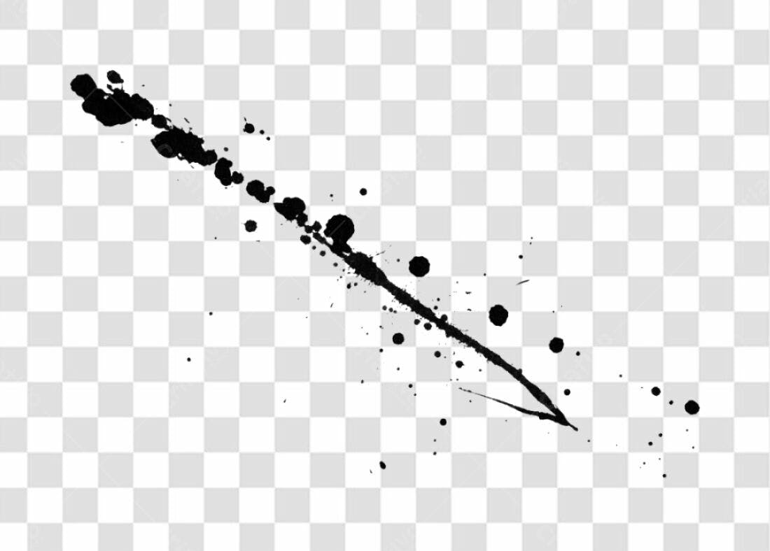 PNG Elemento gráfico abstrato preto com fundo transparente