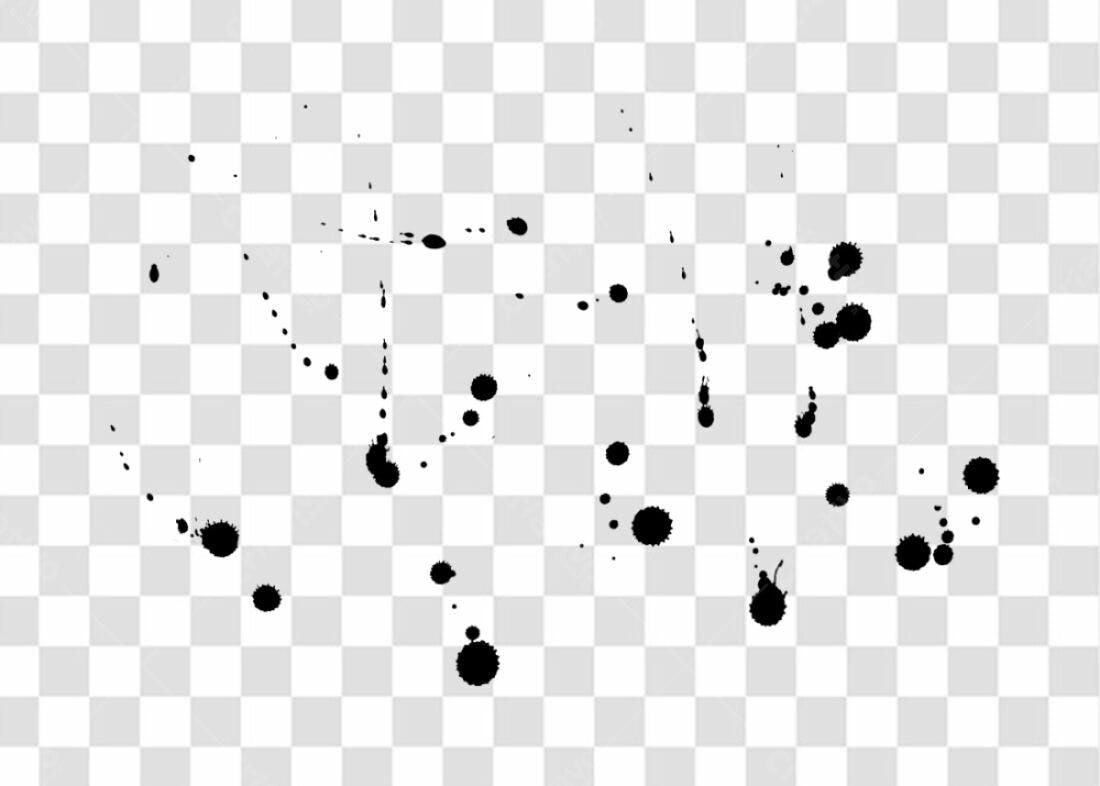 PNG Elementos gráficos Abstrato Preto