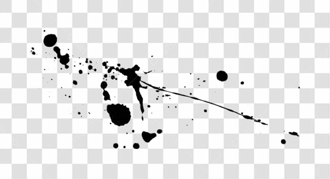 PNG Elemento gráfico abstrato manchas pretas fundo transparente