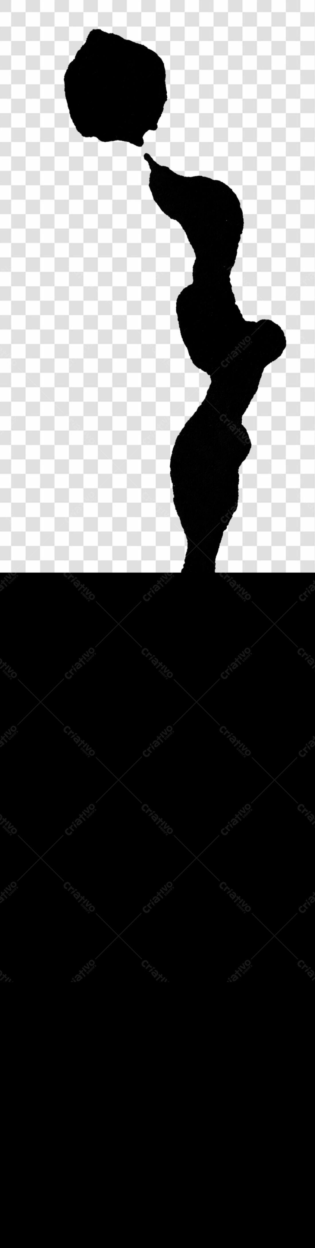 Elemento gráfico abstrato PNG com fundo transparente