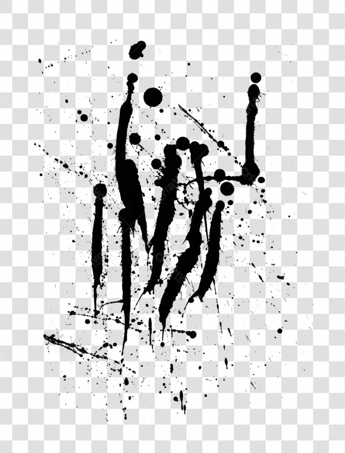 PNG com fundo transparente para design grunge