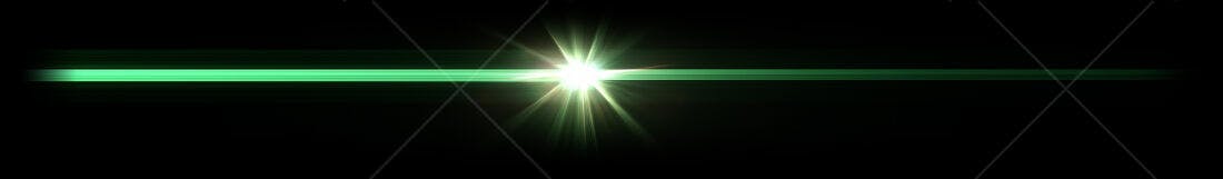 Textura Luz Verde para Efeito VFX