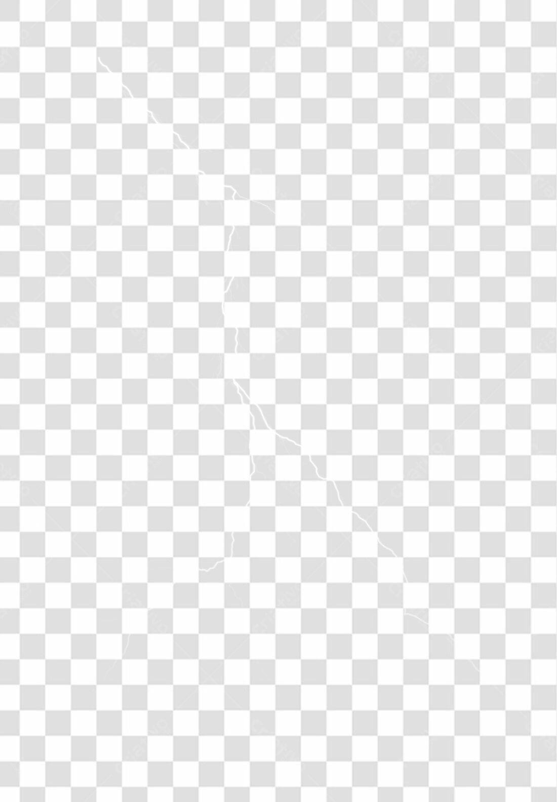 Elemento gráfico PNG raio branco fundo transparente
