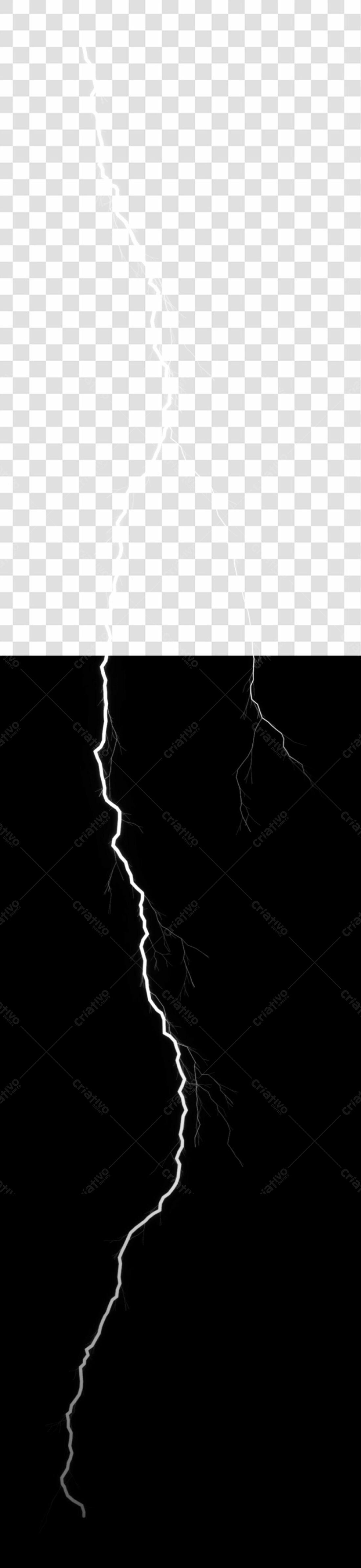 Elemento gráfico PNG com fundo transparente Raio