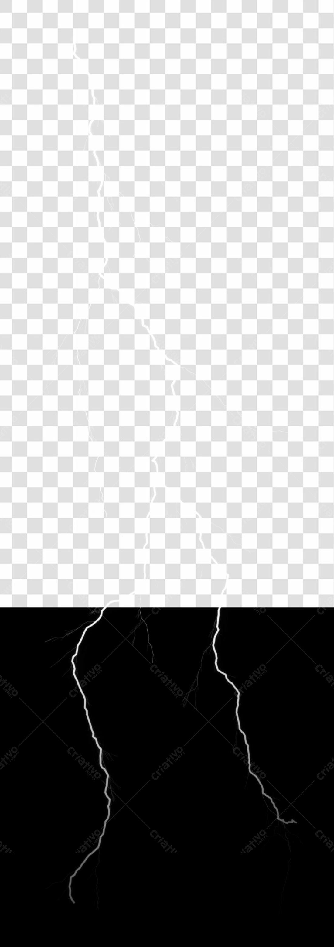 Elemento gráfico PNG Raio com fundo transparente