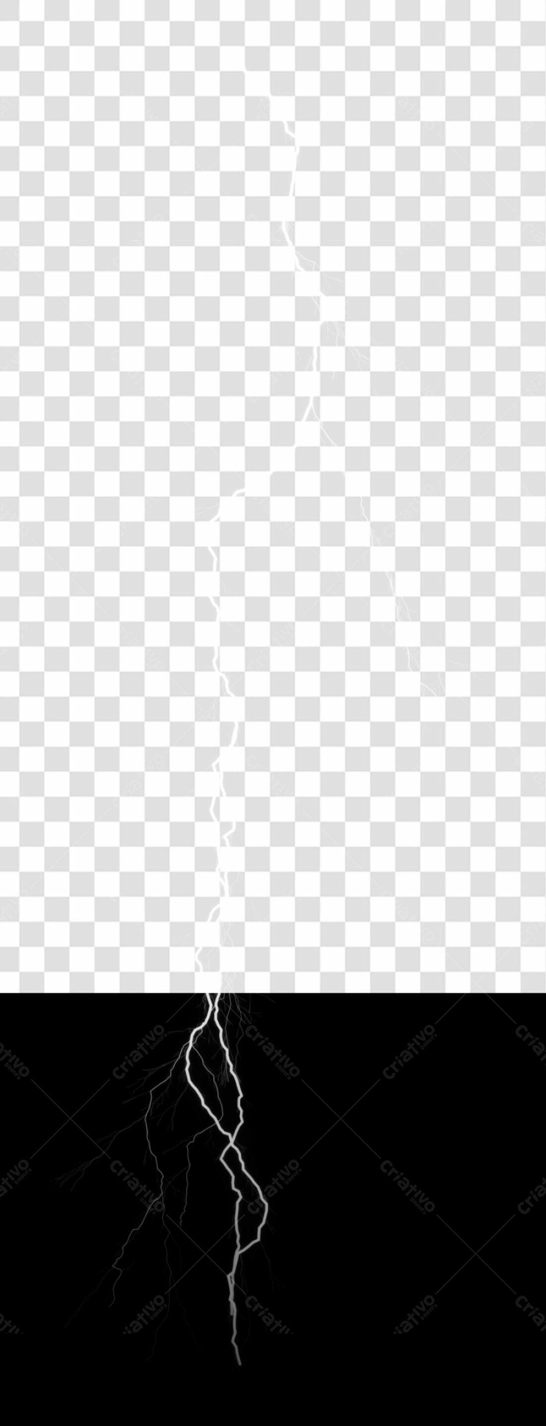 PNG Efeito Relâmpago para Banner com fundo transparente